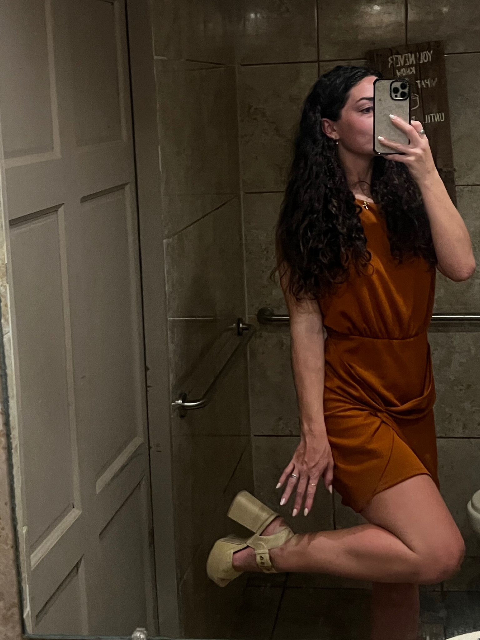 literally the worst bathroom to take a selfie in LOL but I’ve had this free people dress for a while and just wore it for the first time on our Costa Rica honeymoon! It was so so comfy & breathable - would love it in another color!! It’s on sale right now too! Wearing a small

#LTKwedding #LTKsalealert #LTKfindsunder100