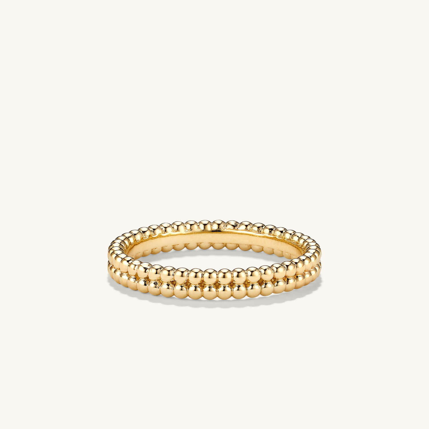 Duo Beaded Stacker Ring - $58 | Mejuri (Global)