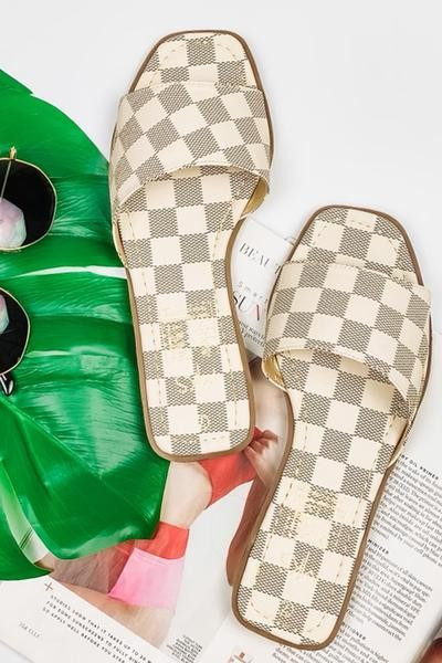 Oh Louie Sandals - White | Hazel and Olive