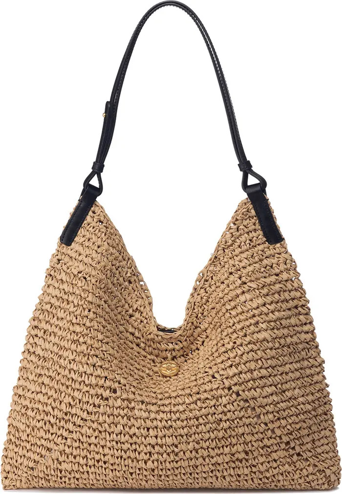 Raffia Triangle Shoulder Bag | Nordstrom