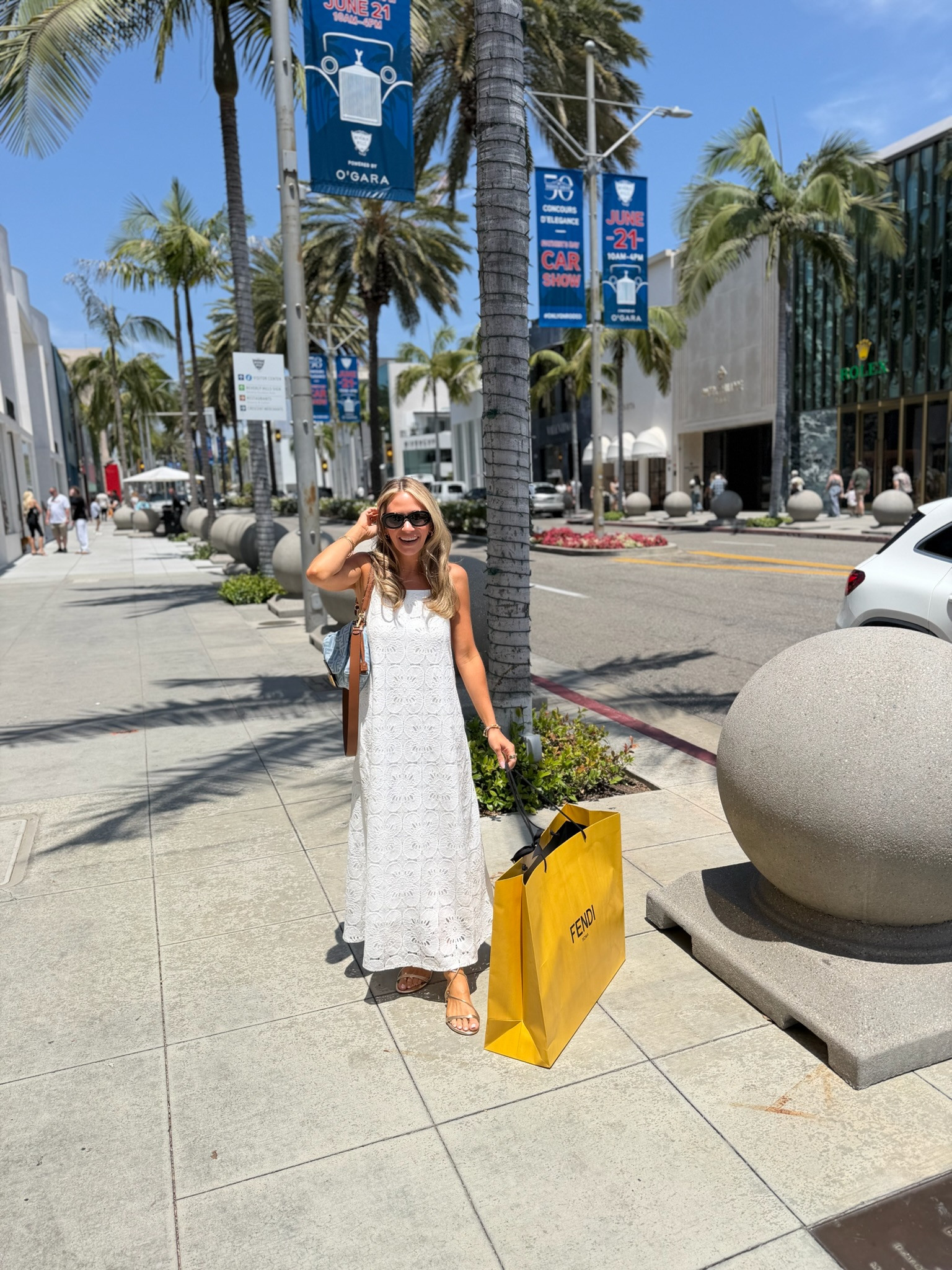 Amazon Shopping day outfit! I’m 5’2 for reference nd the length of this dress is perfect! Wearing a small The sandals run tts and are so comfy! 

 #LTKootd #LTKSeasonal