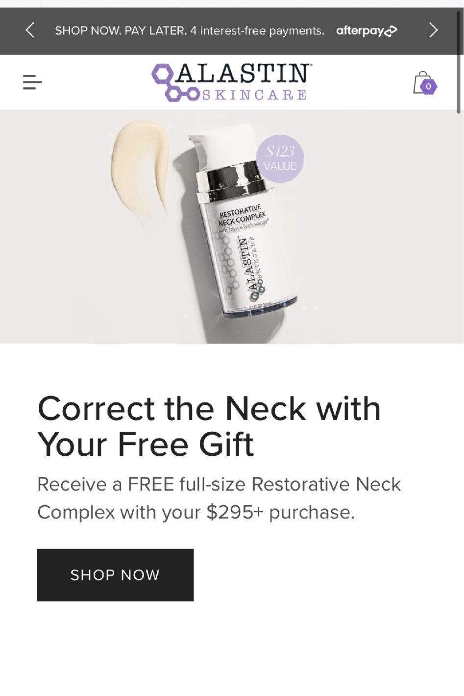Alastin free restorative neck complex (full size) with purchase. $123 value! #alastin #alastinpromo #professionalskincare 

#LTKsalealert #LTKbeauty #LTKMostLoved