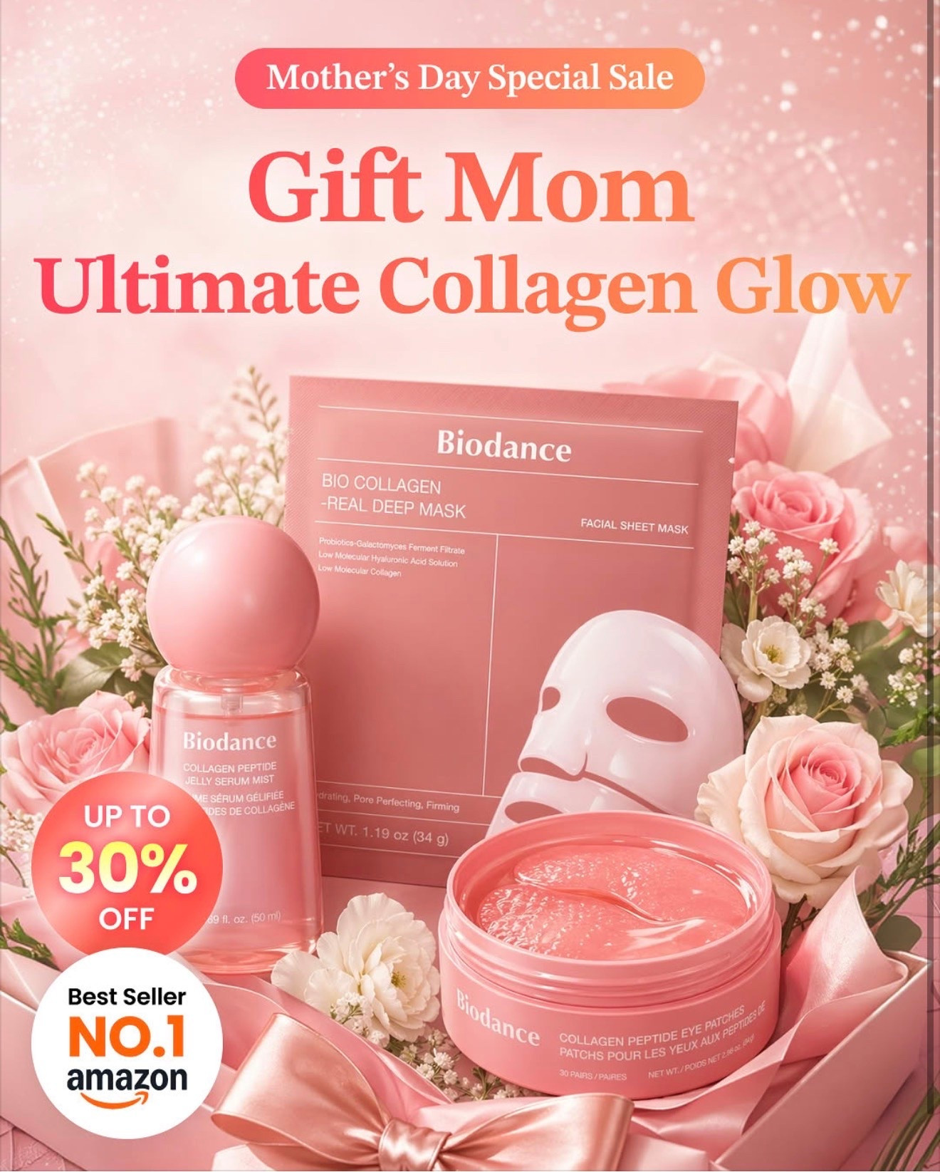 Mother’s Day is right around the corner and I found the perfect way to spoil her 💕  

This collagen glow set is giving ✨hydrated, refreshed, radiant✨ and honestly… every mom deserves a little luxury skincare moment. Whether you’re gifting your mom, a mama friend, or dropping a hint for yourself (no judgment here 😉), this is such a good one!

Bonus: it’s up to 30% OFF + a total bestseller 🙌  

Shop it through my LTK before it’s gone — because glowing skin is always a good gift idea 💗  

#LTKbeauty #MothersDayGifts #GiftGuide #SkincareRoutine #AmazonFinds #GlowUp #BeautyFavorites

#LTKMothersDay #LTKmomlife #LTKselfcare