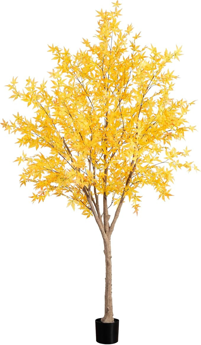 Nearly Natural 9ft. Autumn Maple Artificial Fall Tree | Amazon (US)