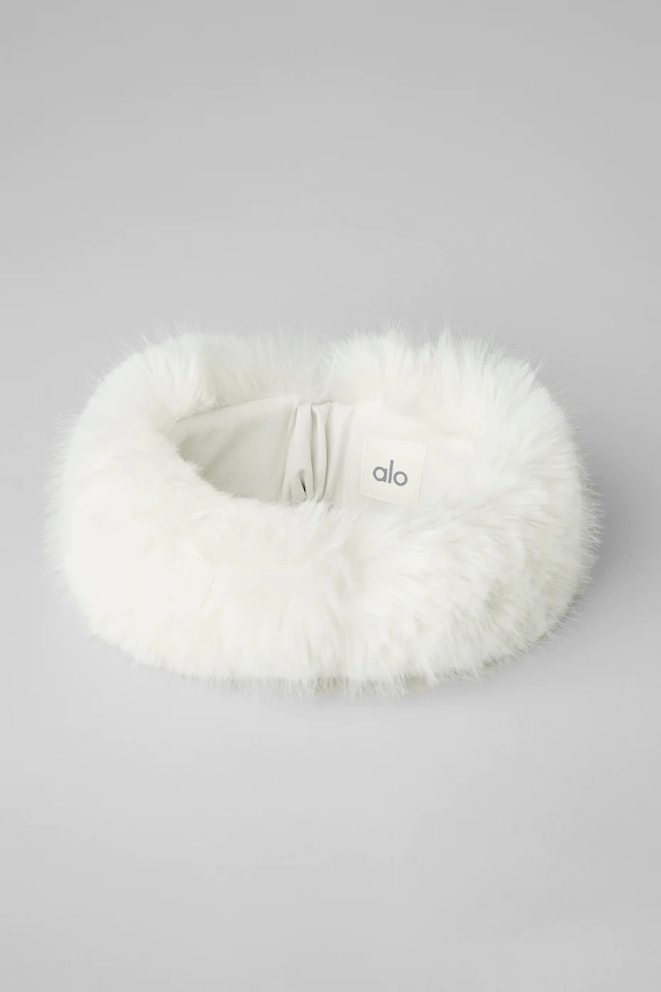 Alo Yoga� | Faux Fur Wintersun Headband in Ivory White | Alo Yoga (US)