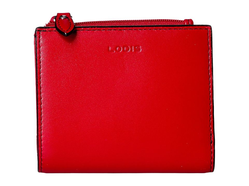 Lodis Accessories - Audrey RFID Aldis Wallet (Red) Wallet Handbags | Zappos
