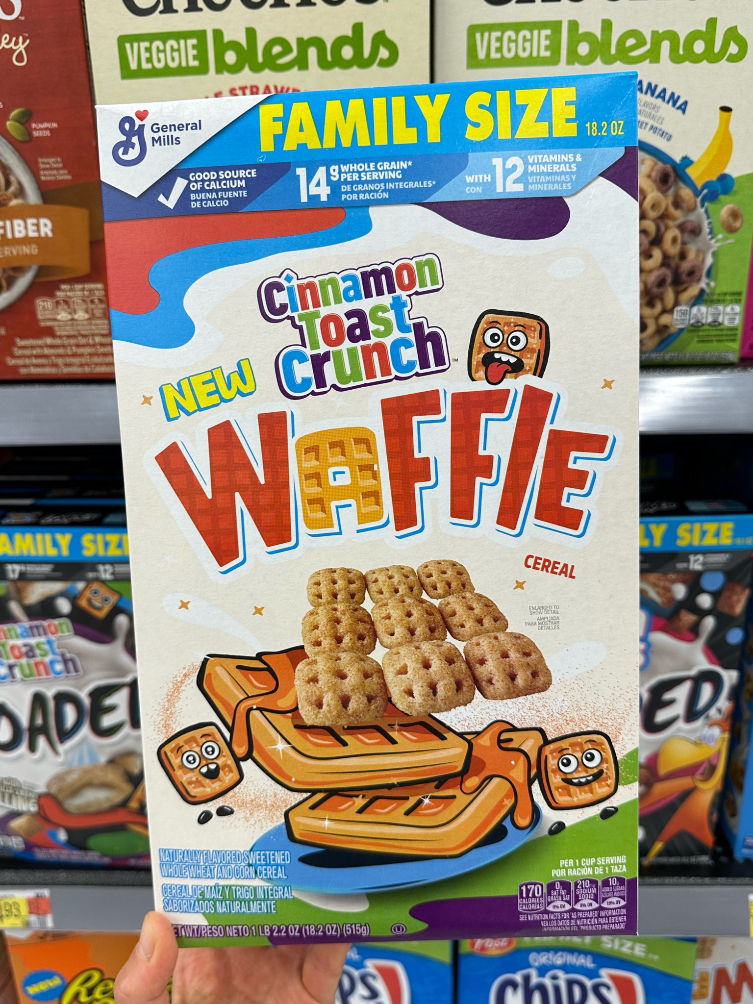 ‼️NEW‼️ #cinnamontoastcrunch WAFFLE CEREAL!! 🤩🧇

the #cerealaisle CONTINUES to show off!! so many new finds and this new version of CTC sounds i n c r e d i b l e. it’s giving #wafflecrisp meets #cinnamontoastcrunch viiiiibes.😮‍💨

#LTKFindsUnder50 #LTKSaleAlert #LTKHome