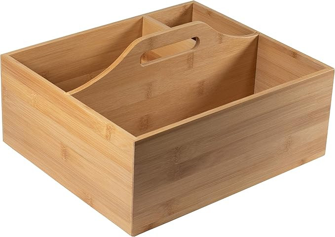 Bamboo Naturals Sustainable Home Organization Cleaning Caddy | Amazon (US)