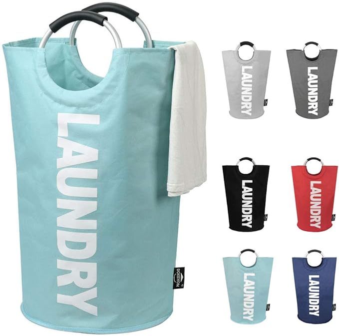 DOKEHOM 82L Large Laundry Basket (6 Colors), Collapsible Laundry Bag, Foldable Laundry Hamper, Fo... | Amazon (US)