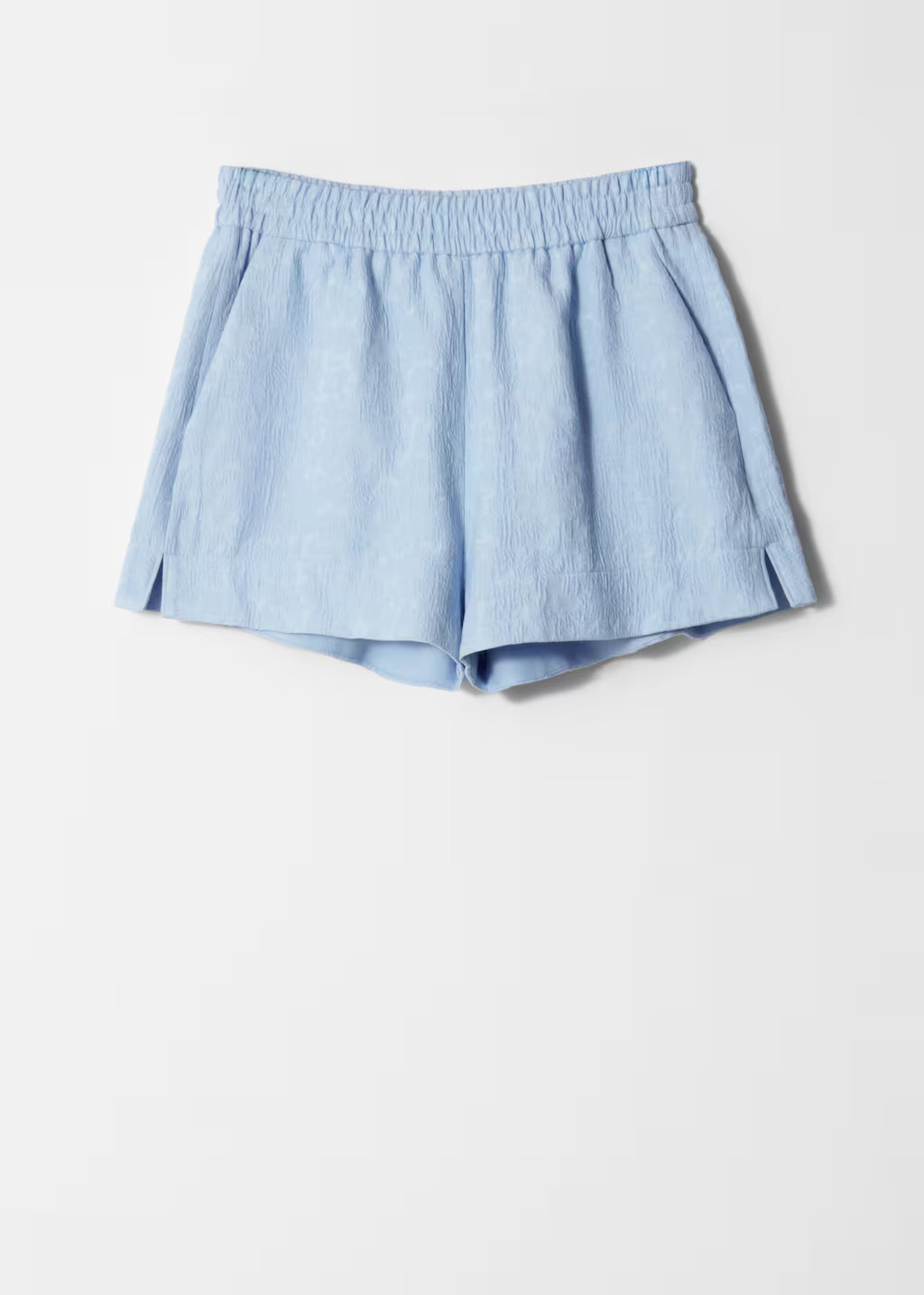 Pull-On Jacquard Shorts - Light Blue - & Other Stories GB | & Other Stories UK