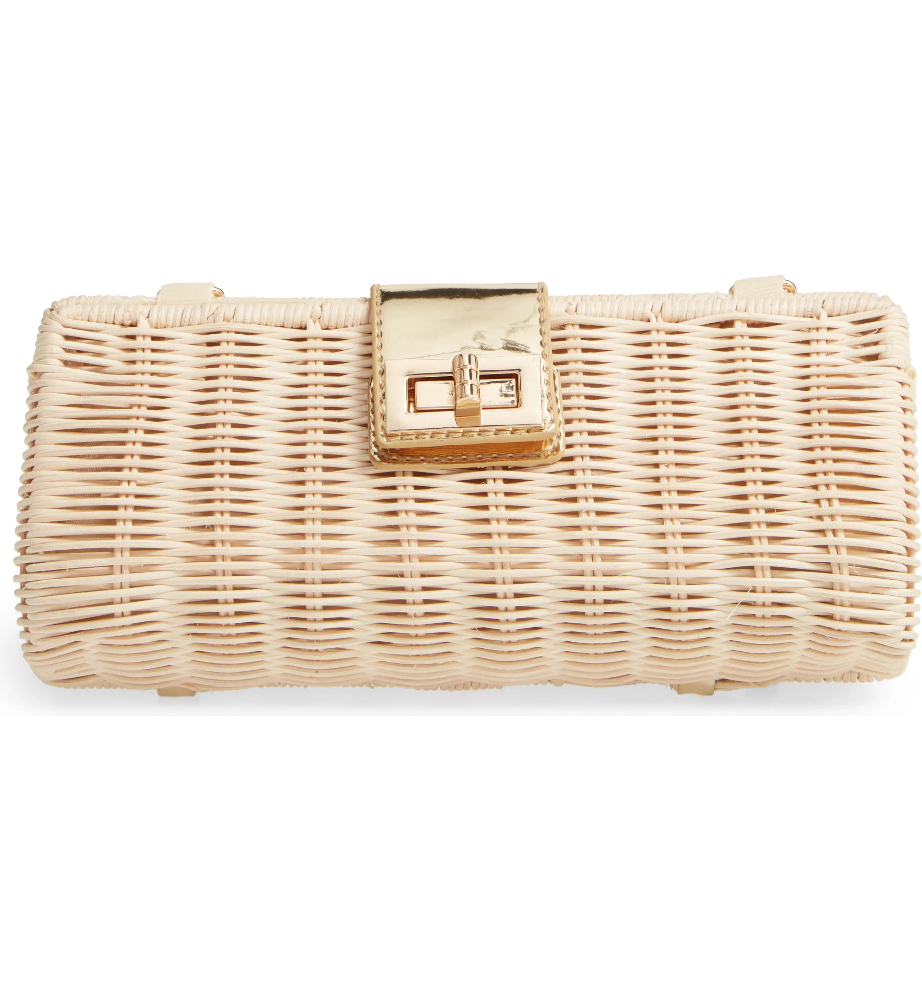 Becca Rattan Shoulder Bag | Nordstrom