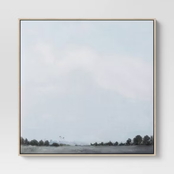 24" x 24" Treeline Framed Canvas - Threshold™ | Target