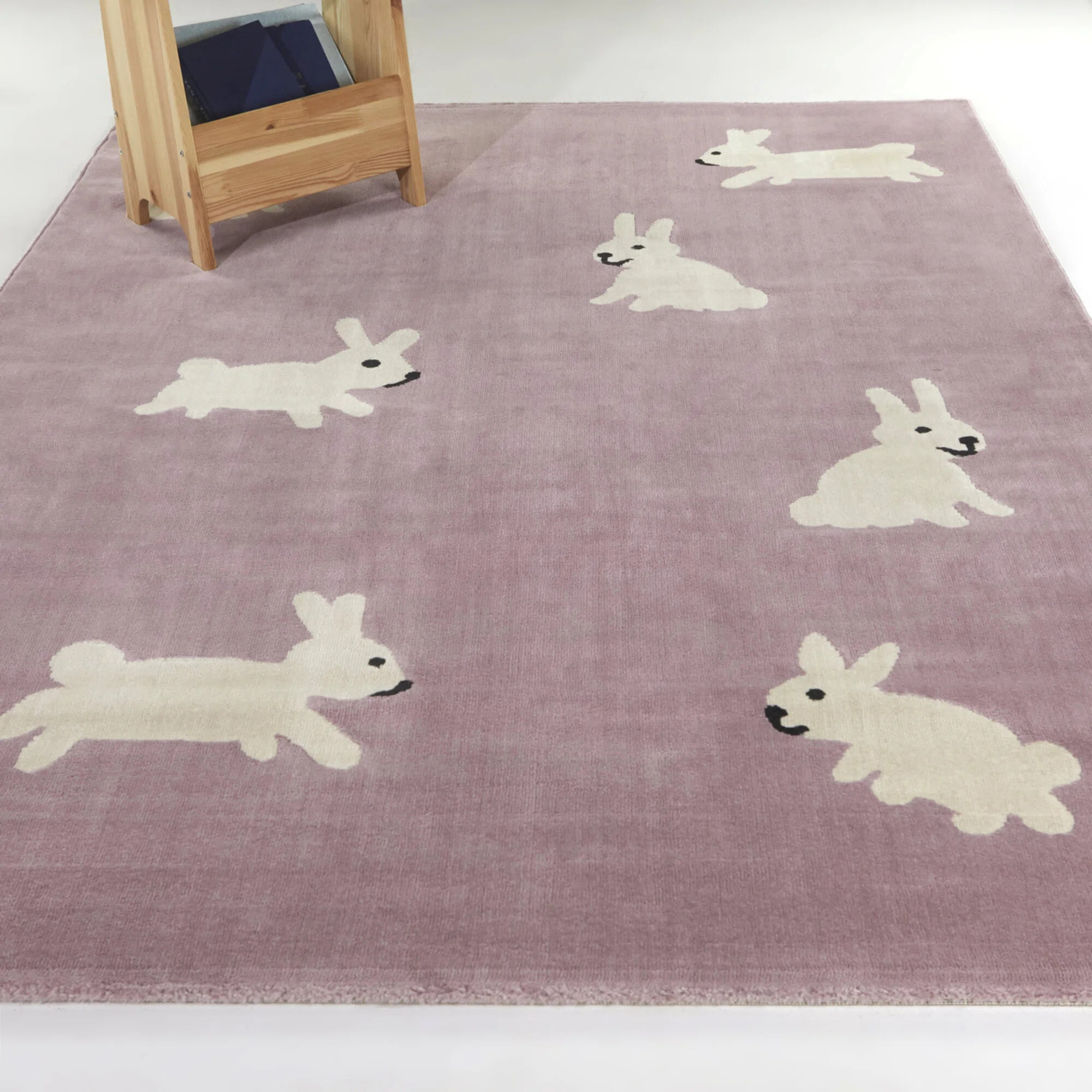 Balta Rugs Hop Lavender Kids Rabbit Area Rug | Wayfair | Wayfair North America
