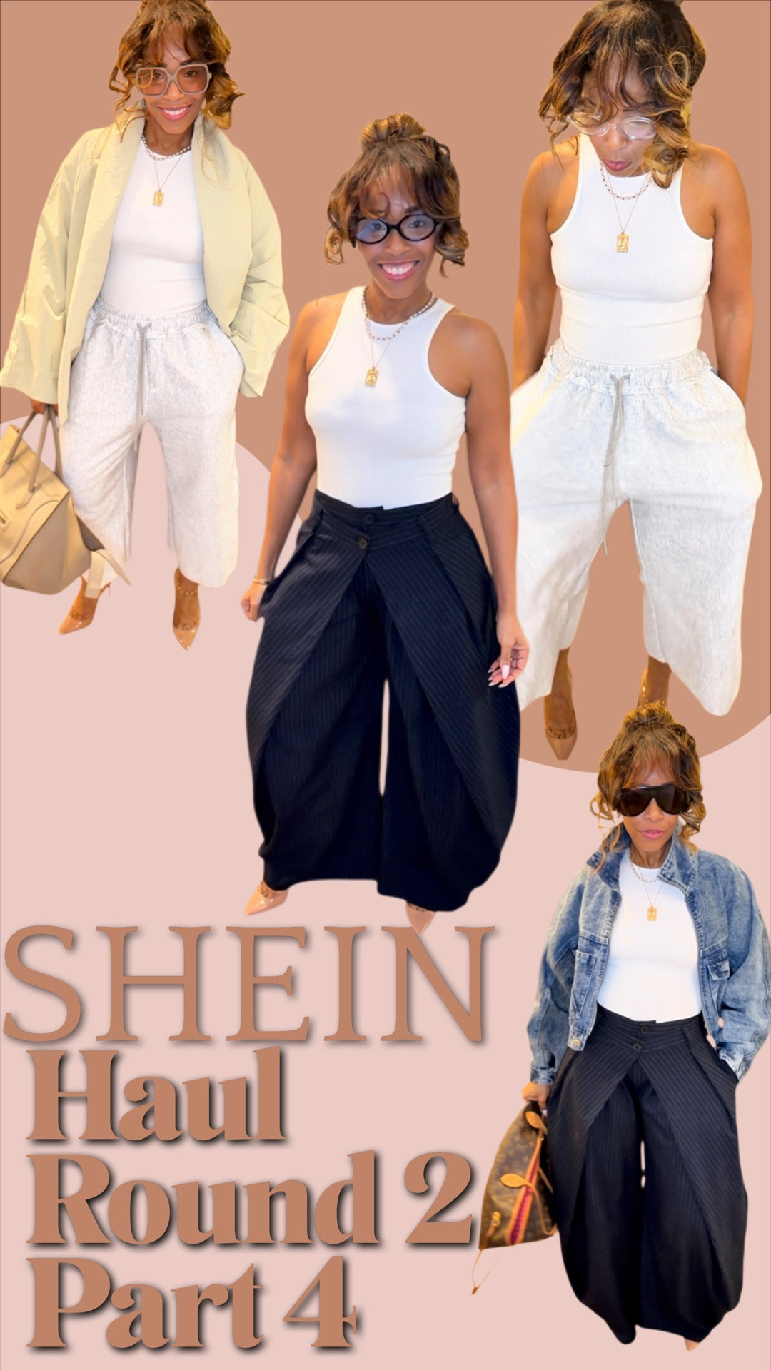 SHEIN Haul Round 2 Part 4 = elevated basics done RIGHT 🖤 From rich girl trousers to off-duty model joggers… this haul ate a little. Which look are we keeping on repeat? 👀

#LTKootd #LTKgrwm #LTKOver40