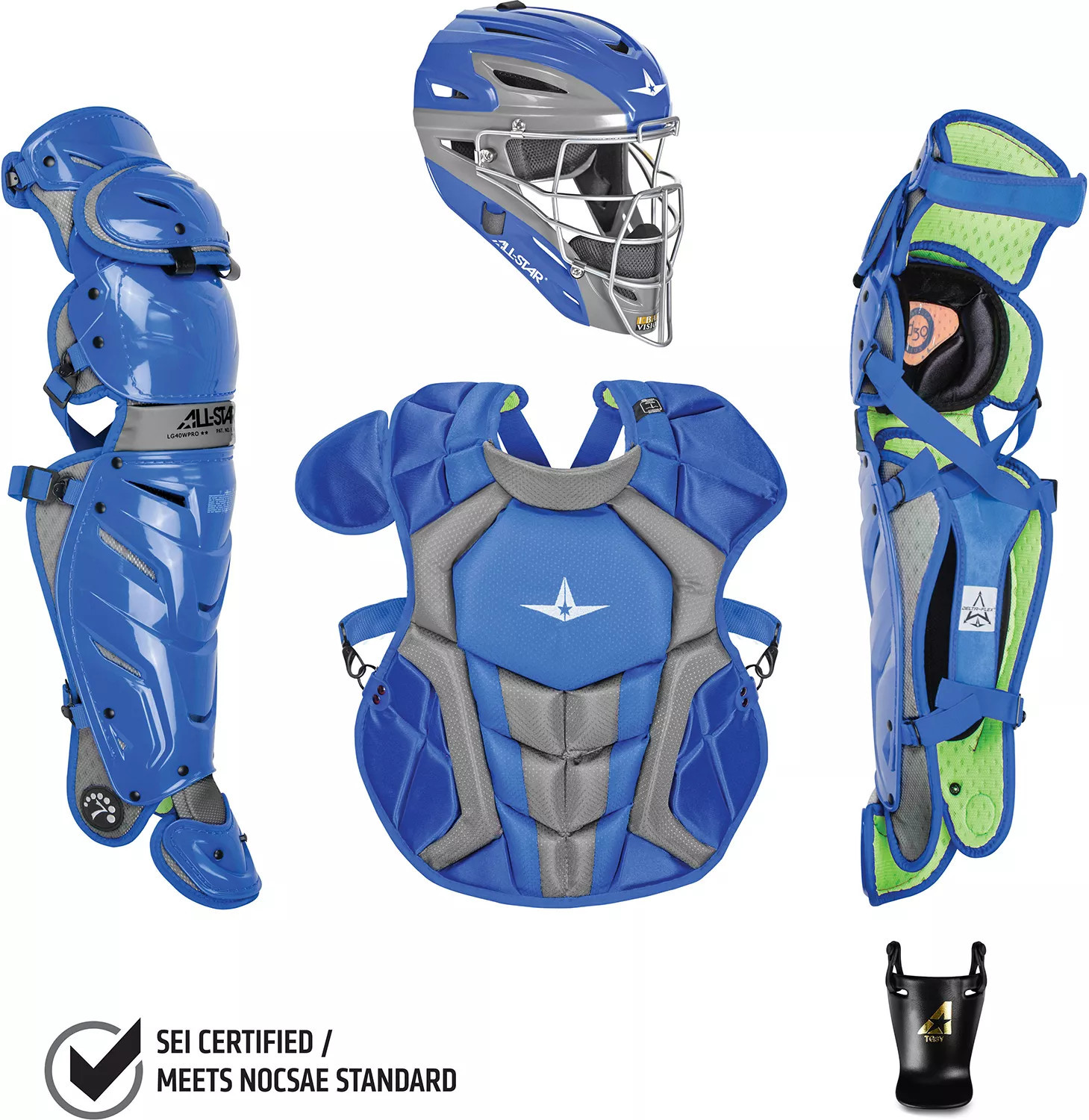 All-Star Intermediate S7 Axis Series Catcher's Set 2019, Men's, Royal | DICK'S Sporting Goods