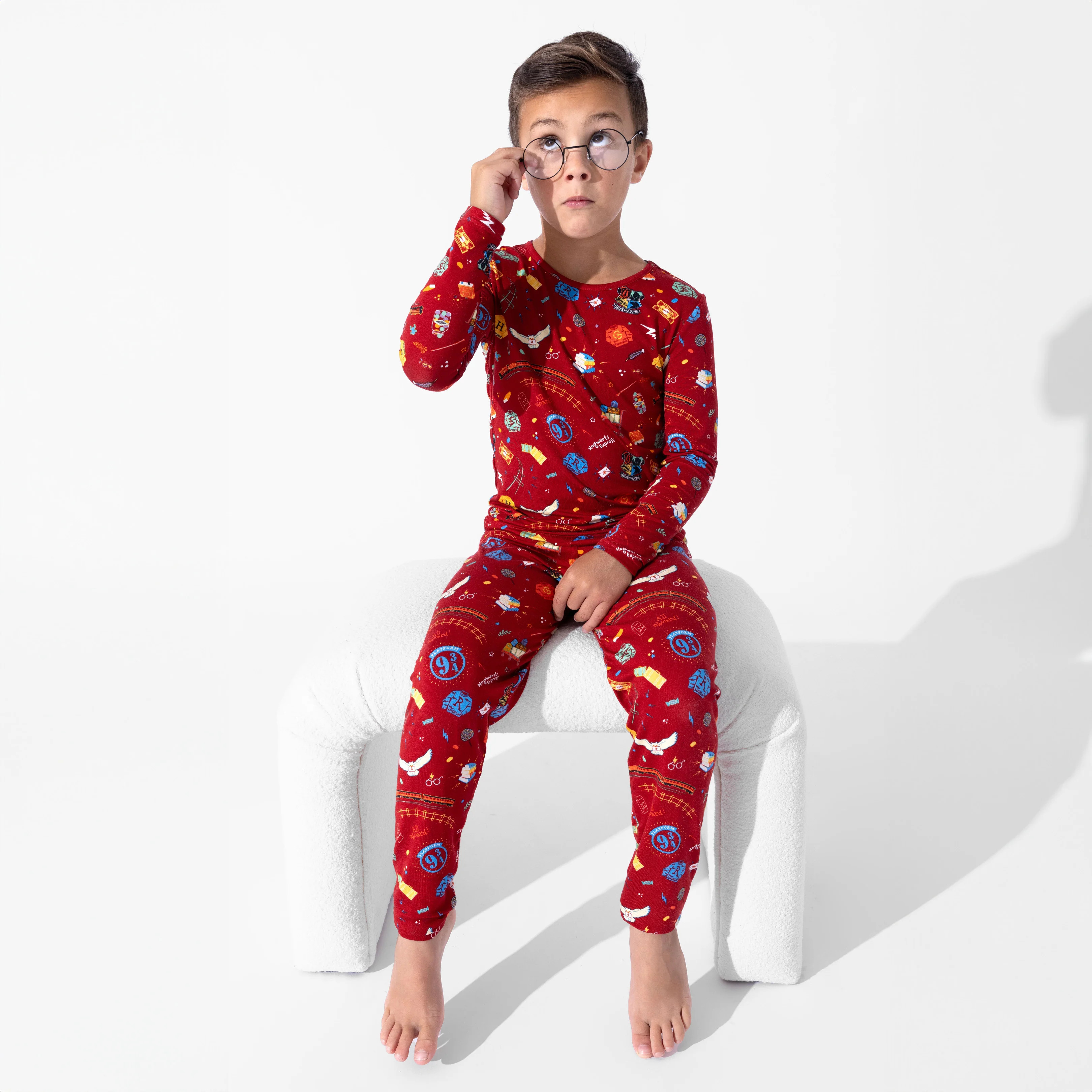 Hogwarts Express Bamboo Kids Pajamas | Bellabu Bear