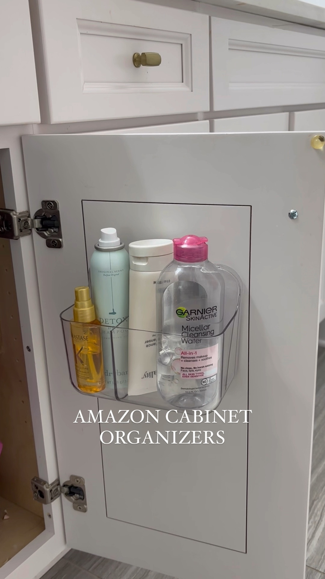 Acrylic cabinet organizers from Amazon! 

#LTKStyleTip #LTKHome #LTKVideo