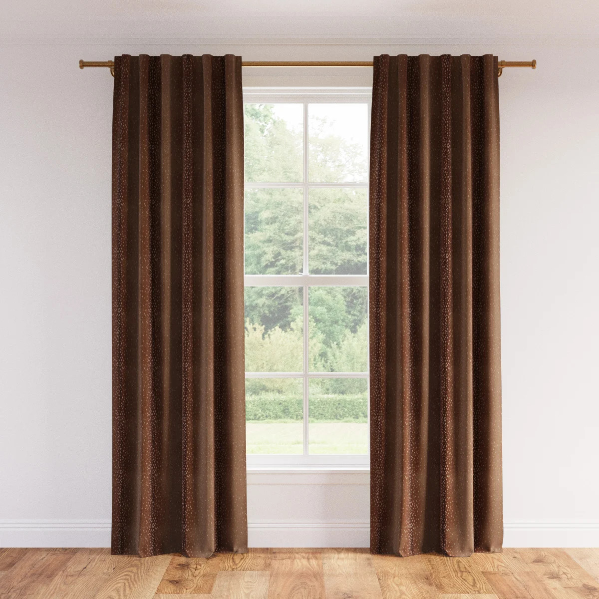 Printed Linen Privacy Curtain | The Inside