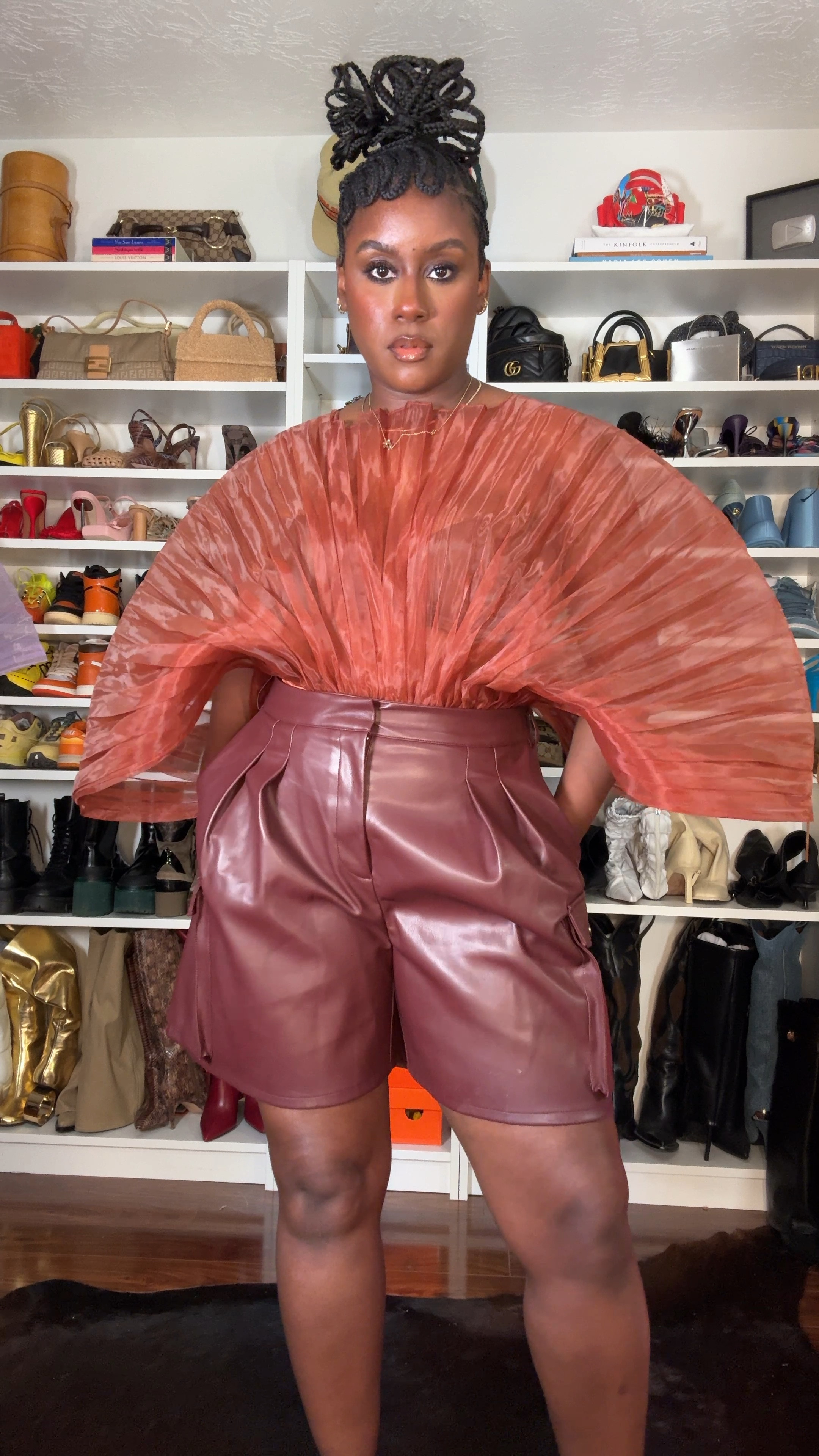 Andrea Iyamah statement organza bodysuits 