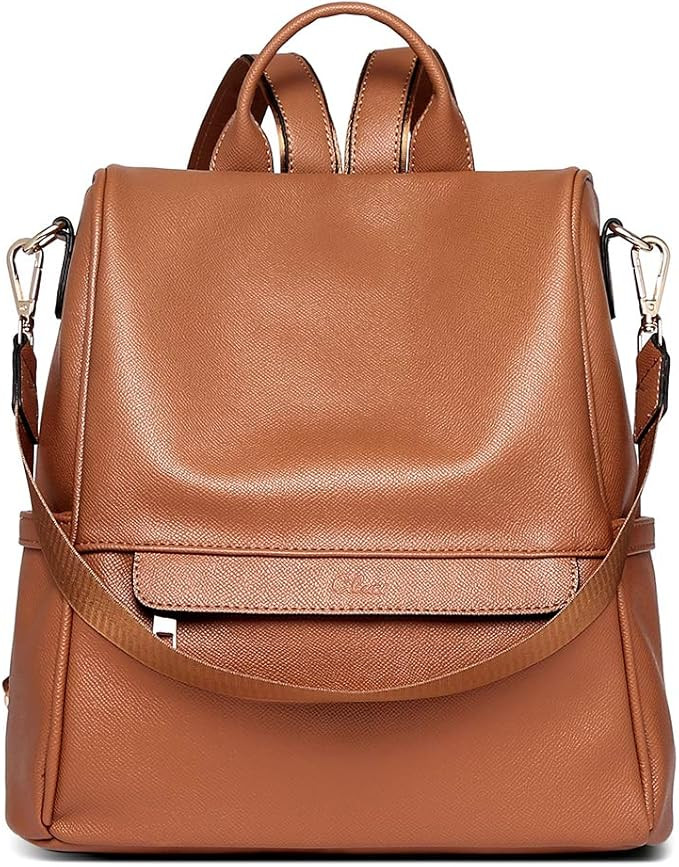 CLUCI Women Backpack Purse Fashion Leather Large Designer Travel Ladies Shoulder Bags | Amazon (US)