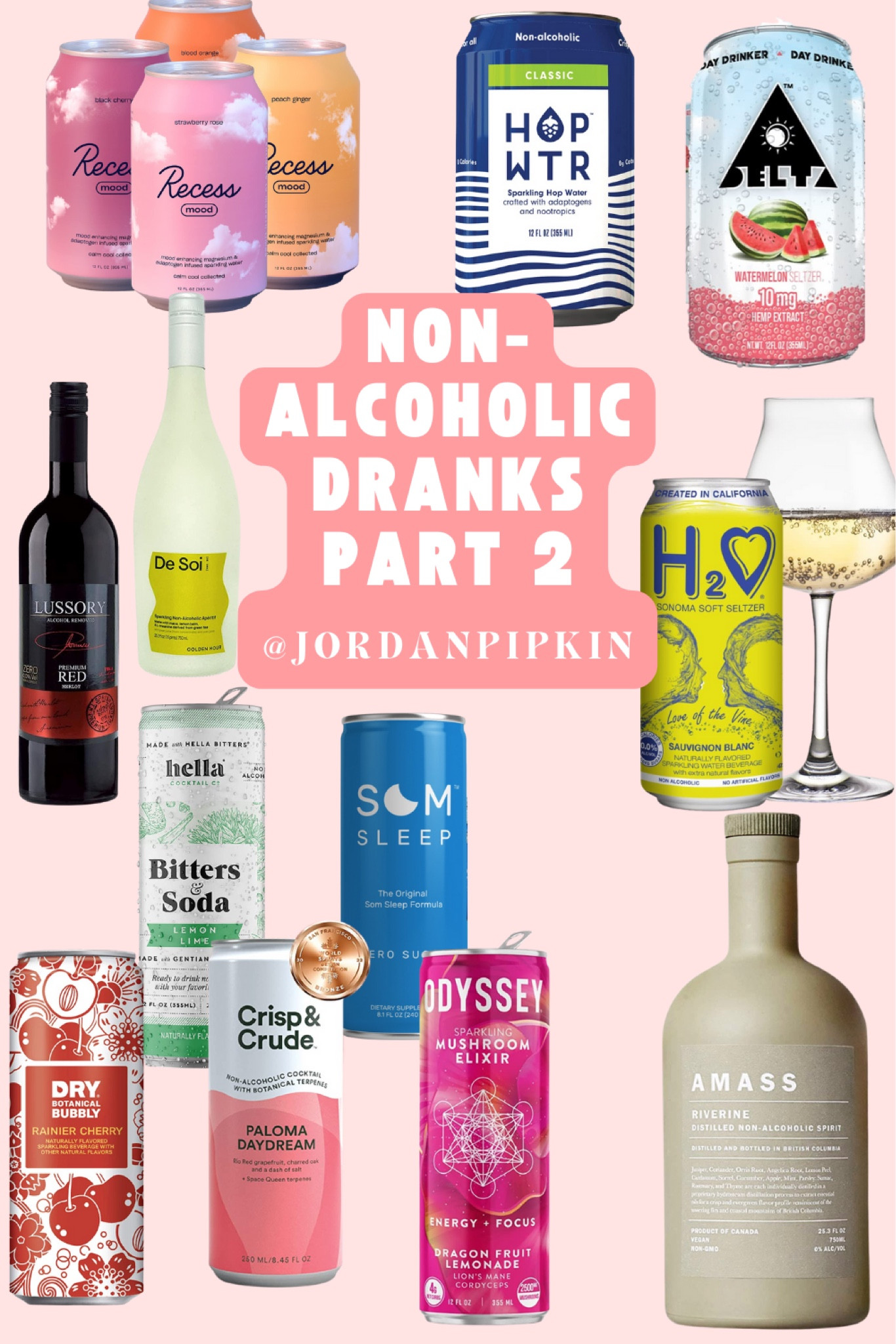 Dry January
Non alcoholic drinks
CBD
CBD infused drinks
Hemp extract
Zero proof tequila
Non alcoholic wine
Mushroom infused drink
Delta 8
Dry wine
Mood booster seltzer
Hop water

#LTKbump #LTKfamily #LTKmens