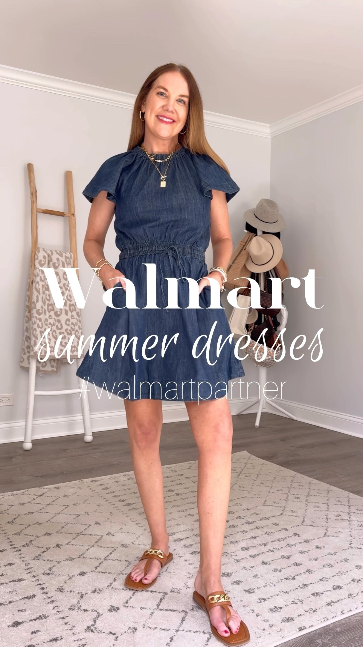 These under $30 Walmart dresses truly blew me away! #walmartpartner  I’d love to know if you have a favorite 💙 
@walmart @walmartfashion #walmartfashion

For reference, I’m 5’7” and about 135lbs
Denim dress small 
Pastel striped dress small
Black and white striped dress medium 
Rust tiered dress medium 
Blue seersucker dress small

Walmart dresses, Walmart new arrivals, summer dresses, vacation outfit, Walmart outfit, style on a budget, affordable fashion, how to style, what to wear, midi dress, look for less, casual dresses, summer fashion 2024, Walmart outfit, mom style, over 40 style

#LTKOver40 #LTKVideo #LTKxWalmart