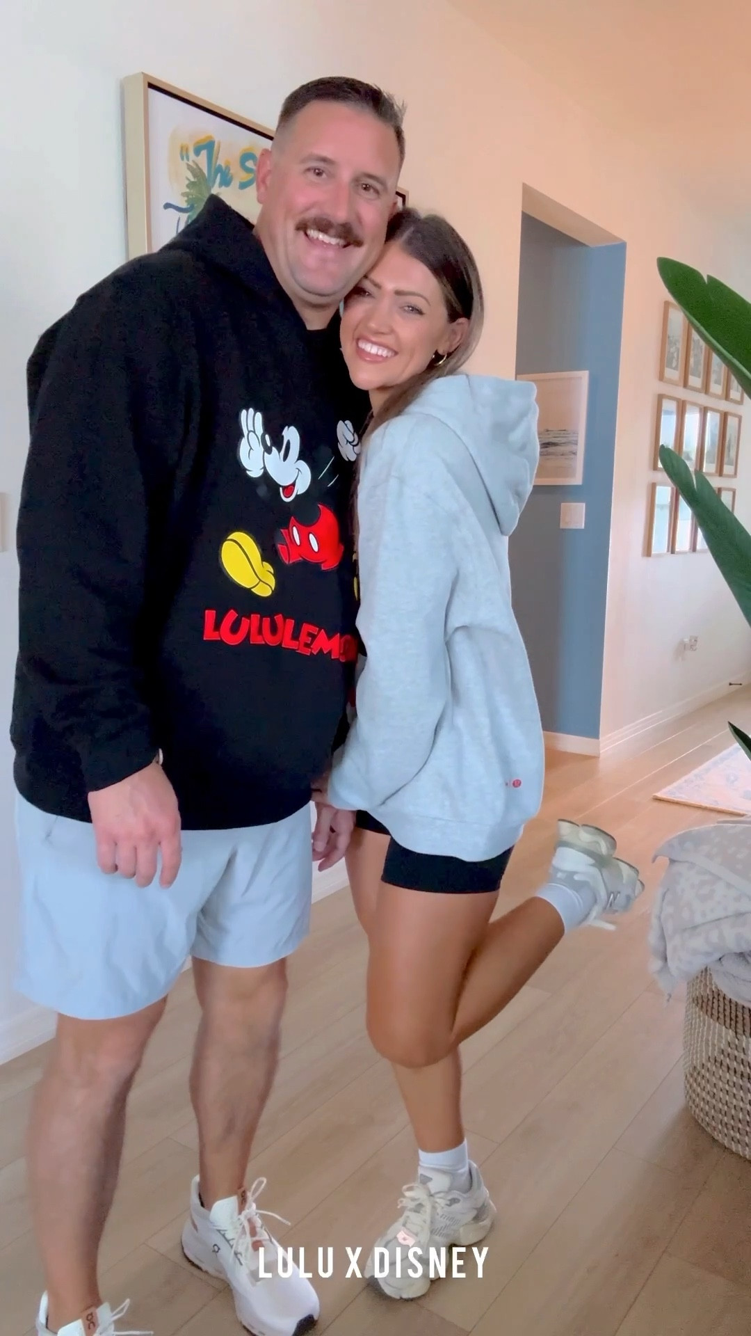 LULU X DISNEY! Oh boy! 🐭✨♥️ To say Mike and I flipped out when we opened our email to see these two collab on a collection is an understatement… We LOVE it all SO MUCH!
Sizing help: Mike is wearing an XL (his true Lulu size in every item except the white tee. He’s in a L in that). And I’m wearing a size 4 in everything, except a M in the hoodie. Hope that helps! #disneyxlulu #disney #disneyoutfit #disneyoutfits #lulu #lululemon #activewear #athleisure #christmasgiftideas 