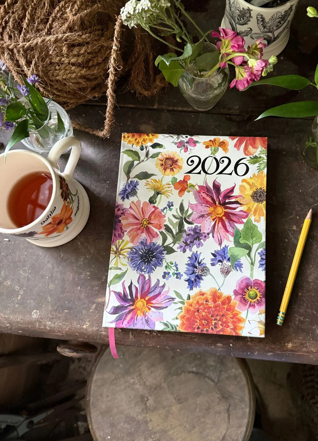 Garden Flowers A5 Diary 2026 | Emma Bridgewater (UK)