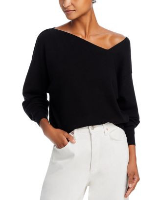 Line & Dot Favorite Geometric Neck Sweater   | Bloomingdale's Women | Bloomingdale's (US)