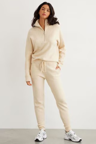 Fuzzy Jogger Pant | Dynamite Clothing