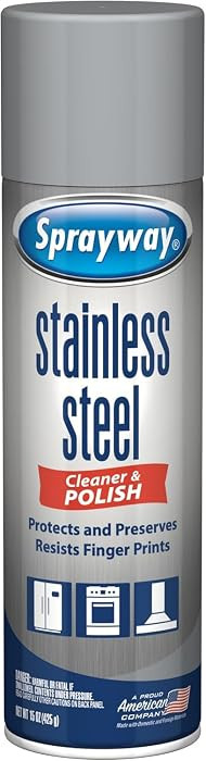 Sprayway Water-Based Stainless Steel Cleaner, 15 Fl Oz (Pack of 1) | Amazon (US)