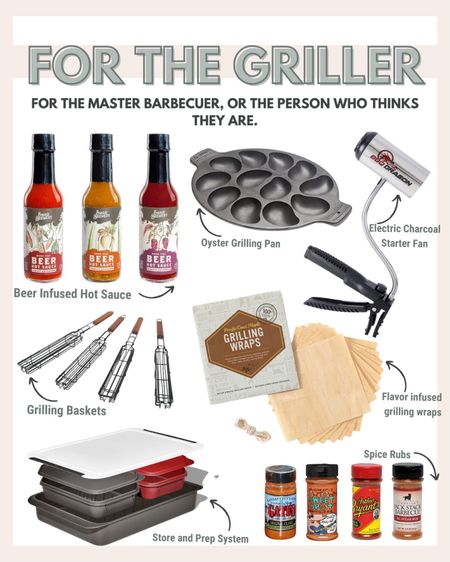 Gift guide for the griller! Gifts for men, gift ideas for griller,  barbecue gift ideas

#LTKGiftGuide #LTKCyberWeek #LTKHoliday