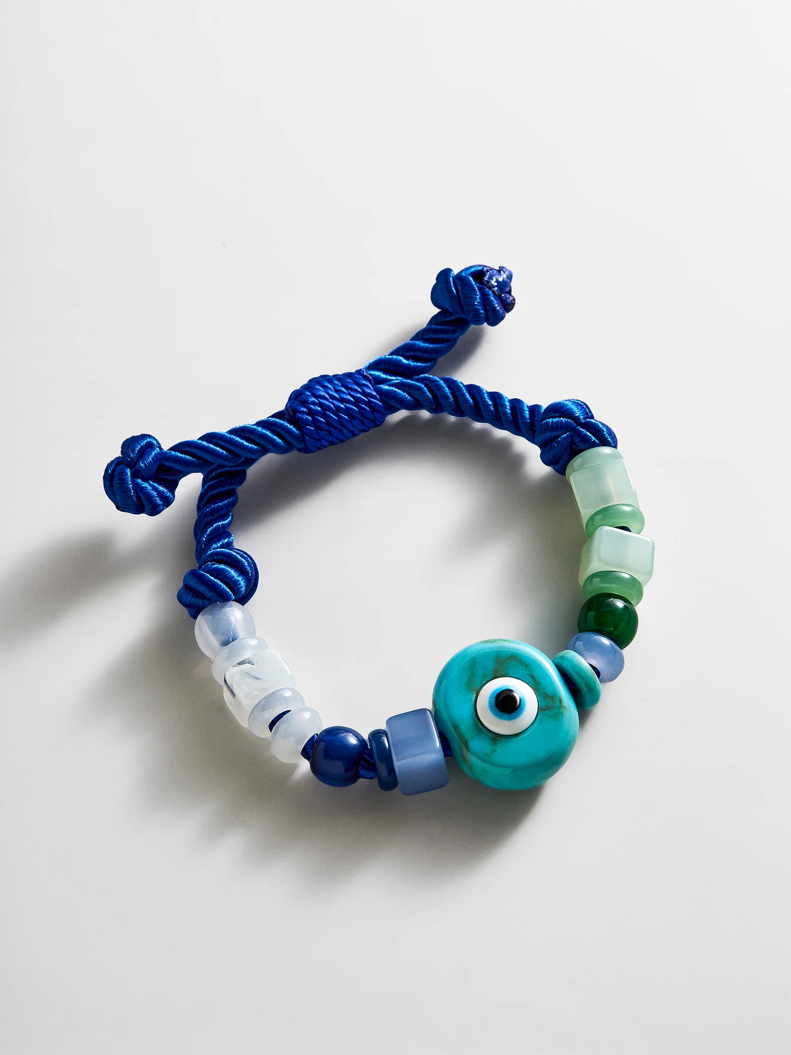 Bright Eyed Beaded Bracelet - Blue | BaubleBar