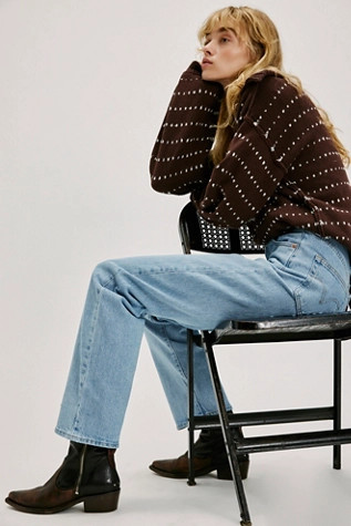 Levi's Ribcage Full-Length Jeans | Free People (Global - UK&FR Excluded)