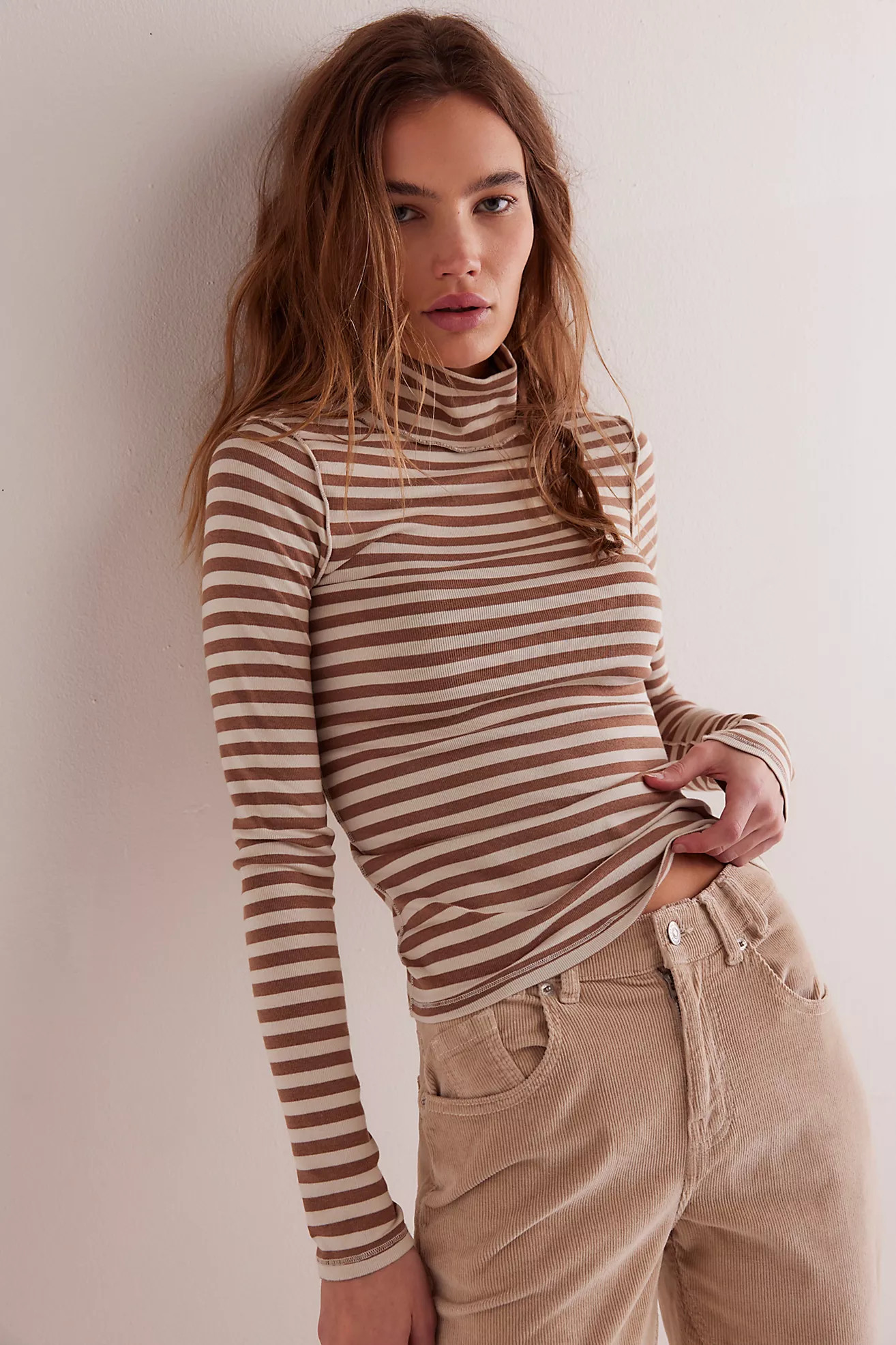 We The Free Good Good Stripe Turtleneck | Free People (Global - UK&FR Excluded)