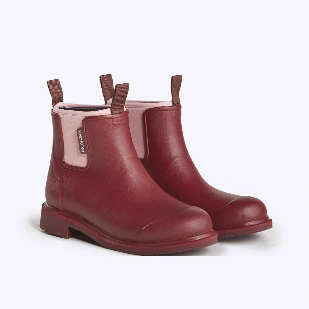 Bobbi Rain Boot // Beetroot & Light Pink | Merry People - US