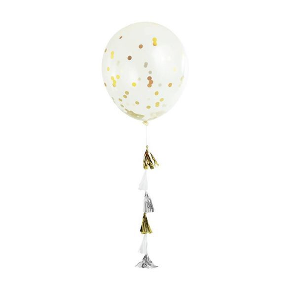 Metallic Confetti Tassel Balloon - Spritz™ | Target