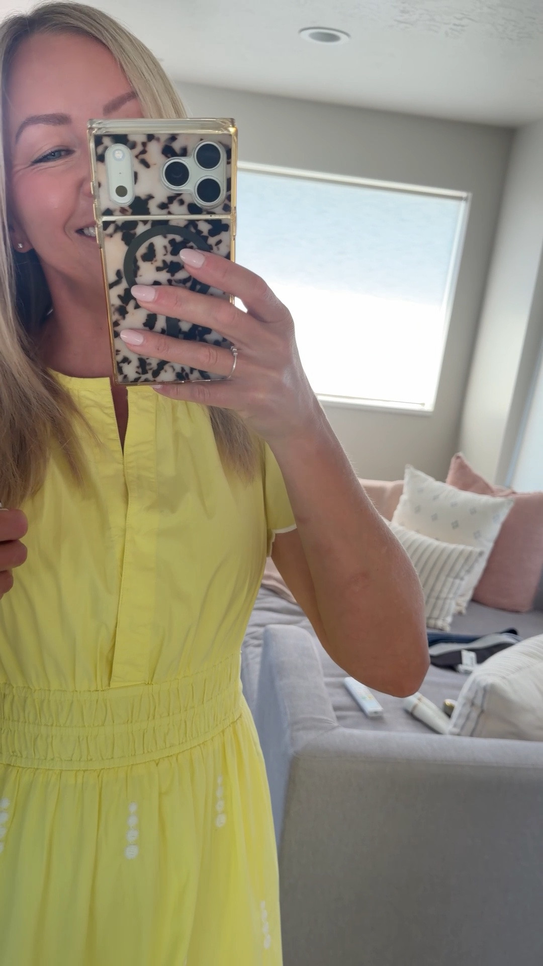 Pretty close to the yellow in my color palette! 

Wearing size small and linked a couple great Somerset dupes!