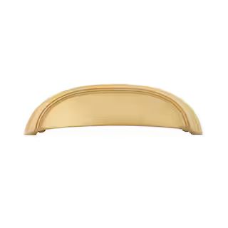 HICKORY HARDWAREAmerican Diner Collection 3 in. (76mm) & 96mm (3-3/4 in.) C/C Brushed Golden Bras... | The Home Depot