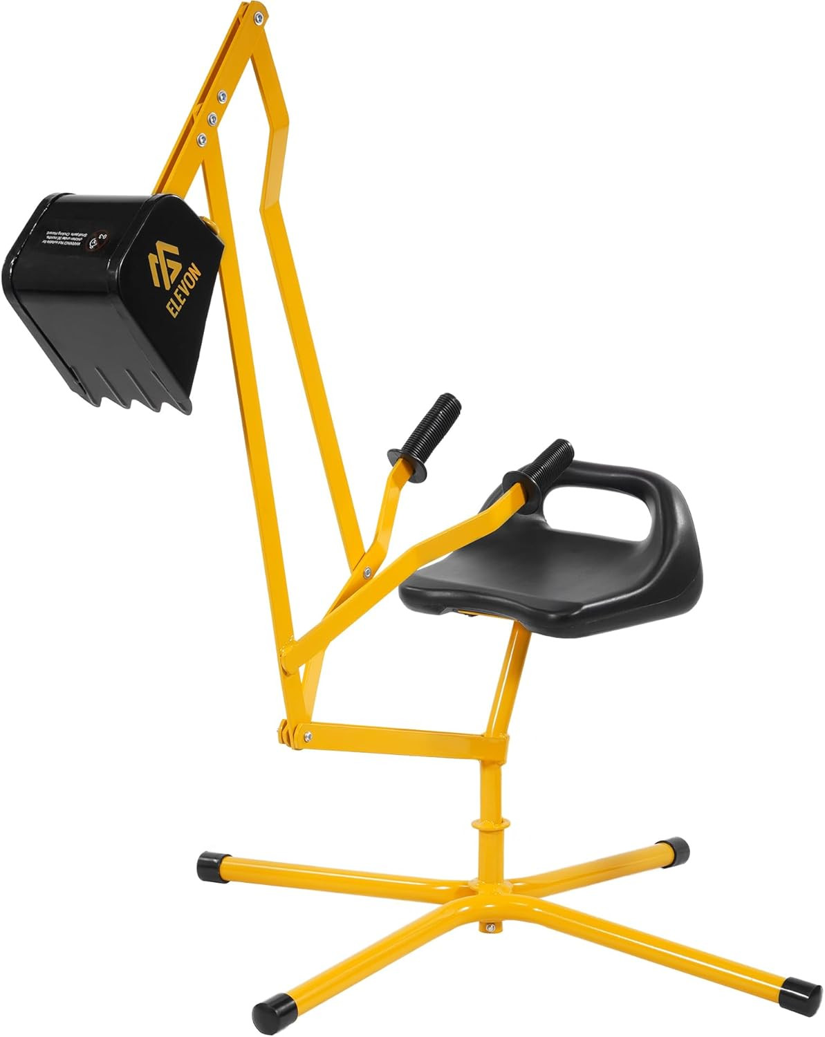 Elevon Sand Digger Kids Excavator Ride On Toy, Beach Toys Outdoor Sandbox Toy Digger, Steel Excav... | Amazon (US)