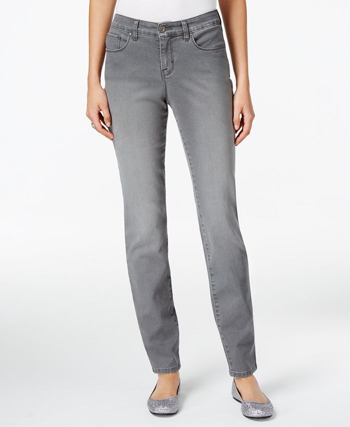 Curvy-Fit Skinny Jeans, Regular, Short and Long Lengths, Created for Macy's | Macys (US)