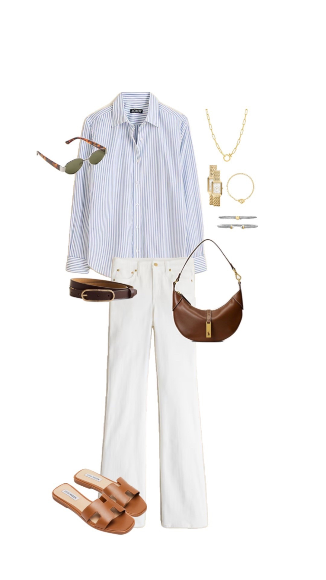 Chic outfit - striped, coastal grandma outfit, trendy fashion, Jcrew, Steve Madden, Ralph Lauren, Nordstrom, summer outfit, winter outfit 

#LTKgrwm #LTKootd #LTKdayinmylife