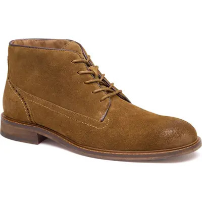 Johnston & Murphy Ripley Lace-Up Chukka Boot in Snuff Waxed Suede at Nordstrom, Size 8.5 | Nordstrom