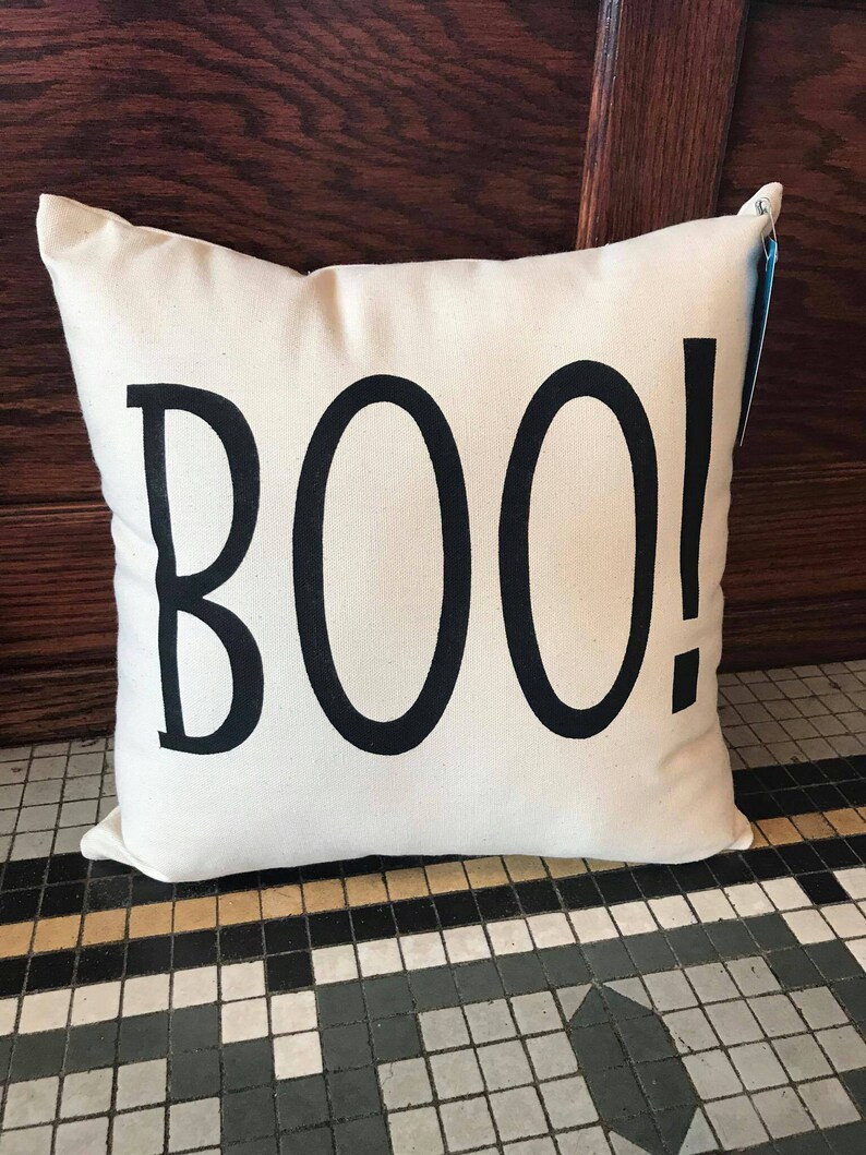 BOO Pillow Pillow Cover Accent Pillow Throw Pillow | Etsy | Etsy (US)
