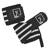 Pro Weight Lifting Wrist Wraps (Pair), White | Amazon (US)