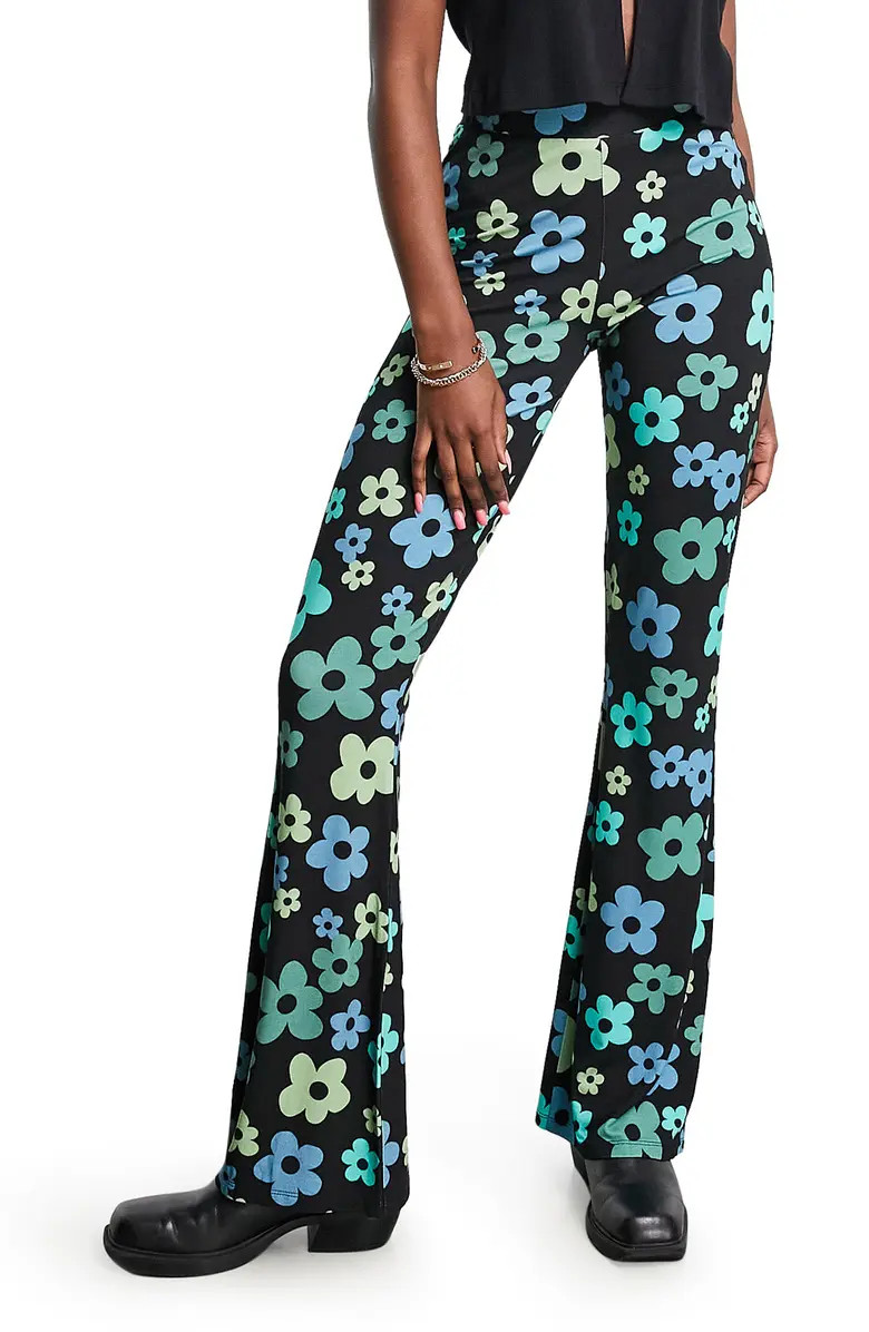 ASOS DESIGN Kick Flare High Waist Pants | Nordstrom | Nordstrom
