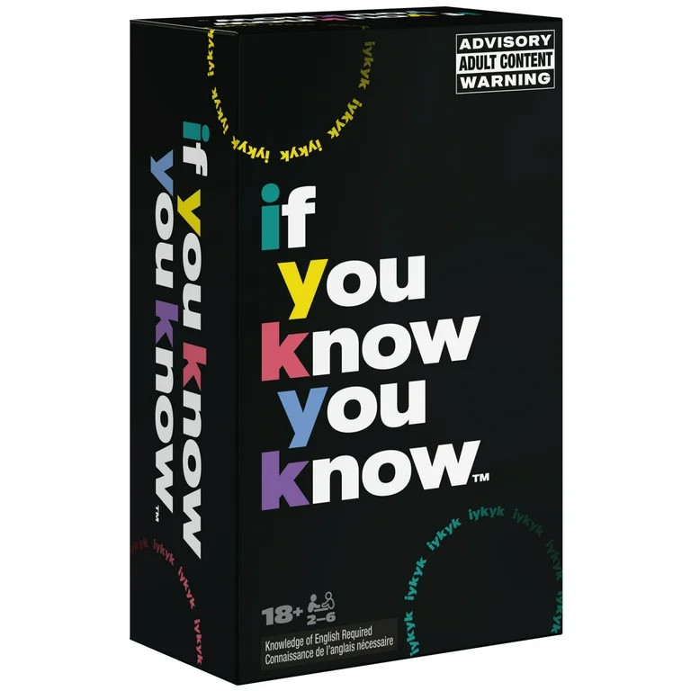 If You Know You Know IYKYK- The Question Card Party Game for Adults - Walmart.com | Walmart (US)