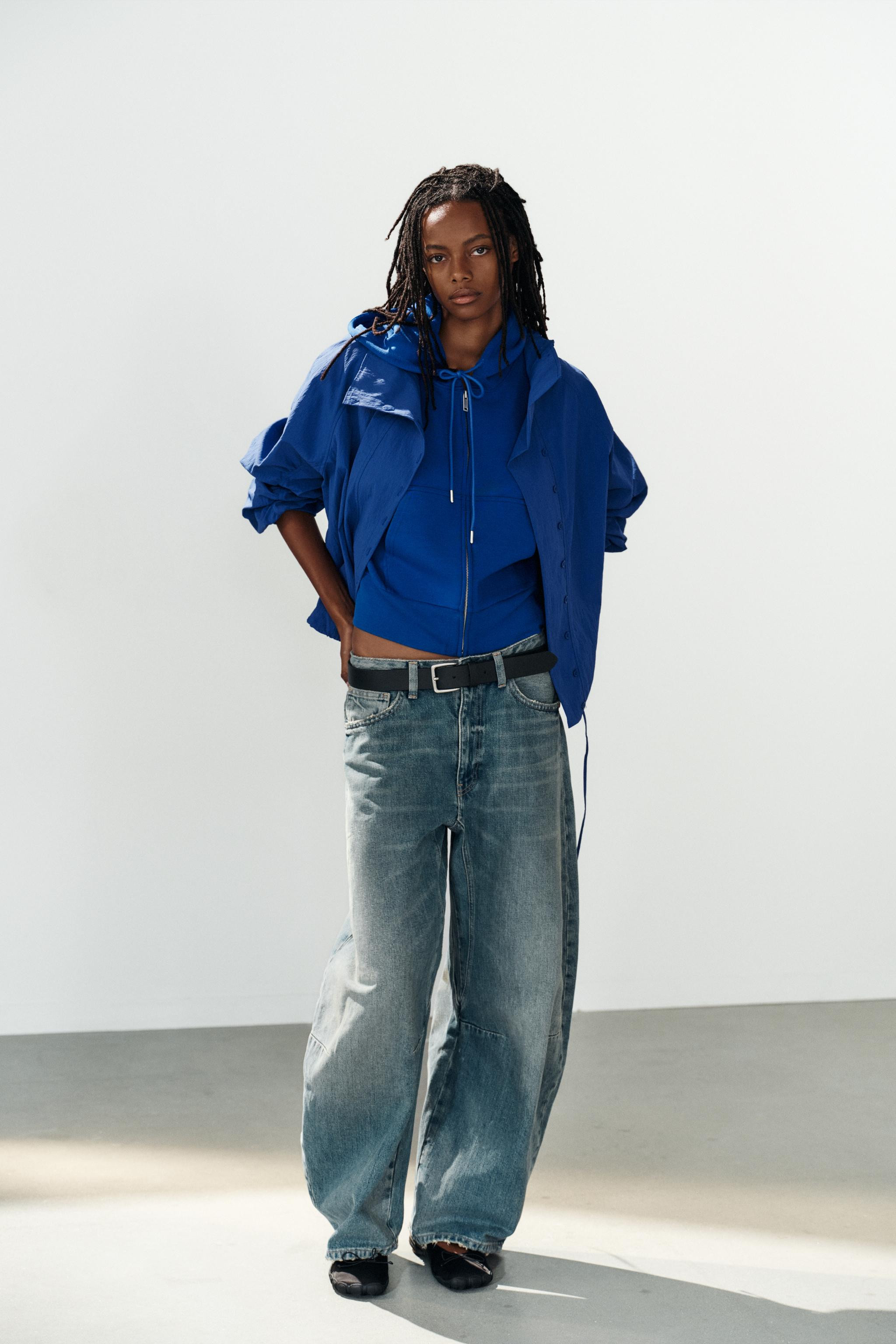 BUTTONED NYLON JACKET | Zara US