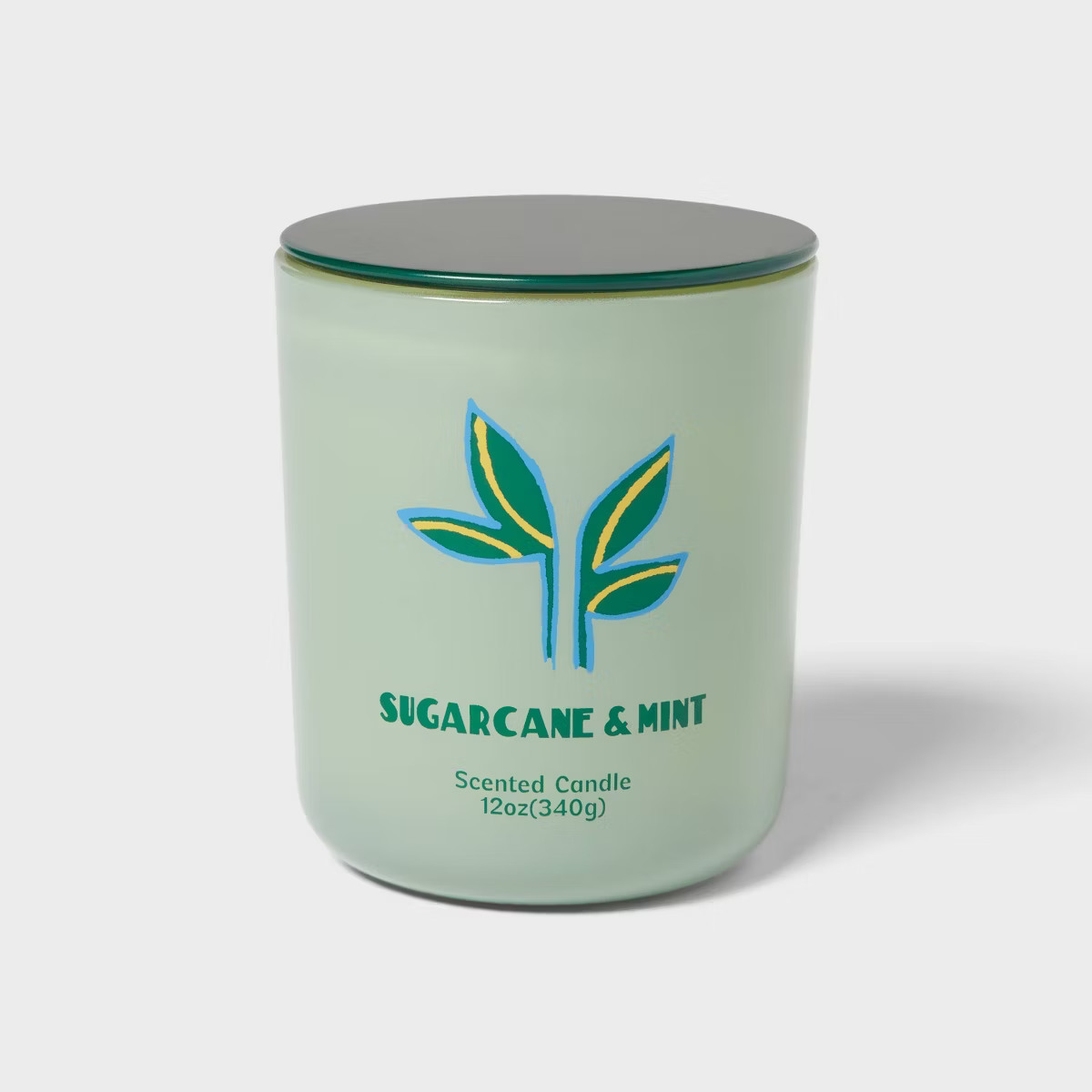 12oz Jar Candle with Lid Sugarcane and Mint - Room Essentials™ | Target