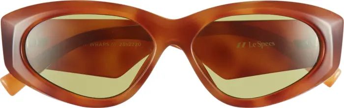 Le Specs Under Wraps Oval Sunglasses | Nordstrom | Nordstrom